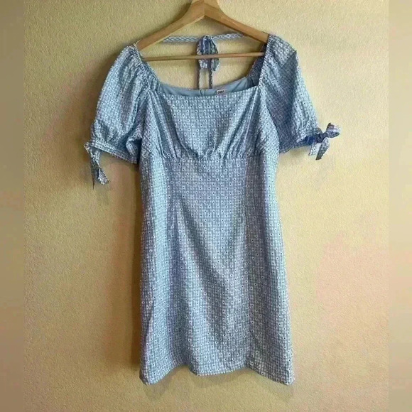 Blue and White  daisy Altard State dress M - Picture 1 of 6